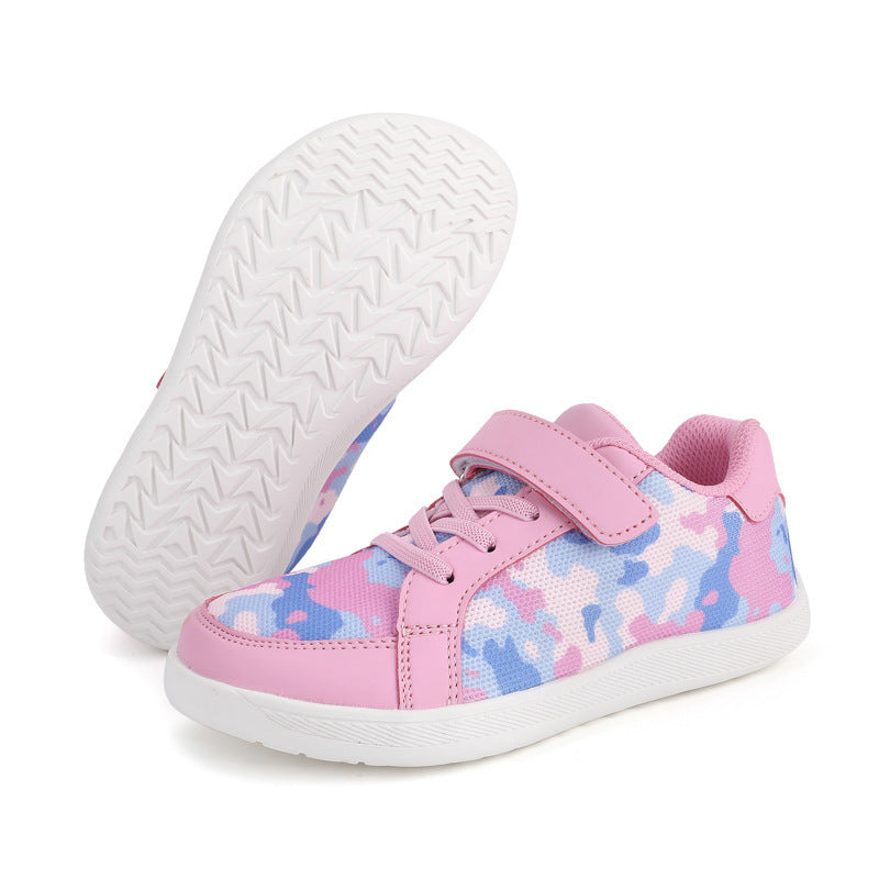 Children's Low-top Velcro Wide Toe Shoes